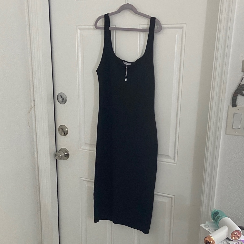 Zara Black Midi Dress